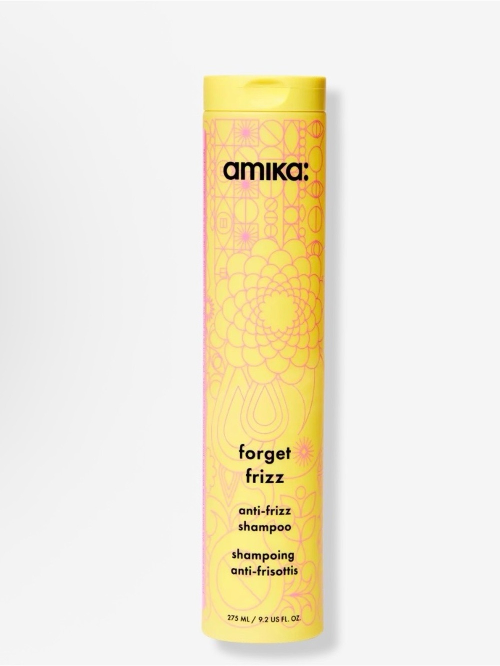 amika Forget Frizz Anti-Frizz Shampoo — Huge 275ML size new and sealed!
